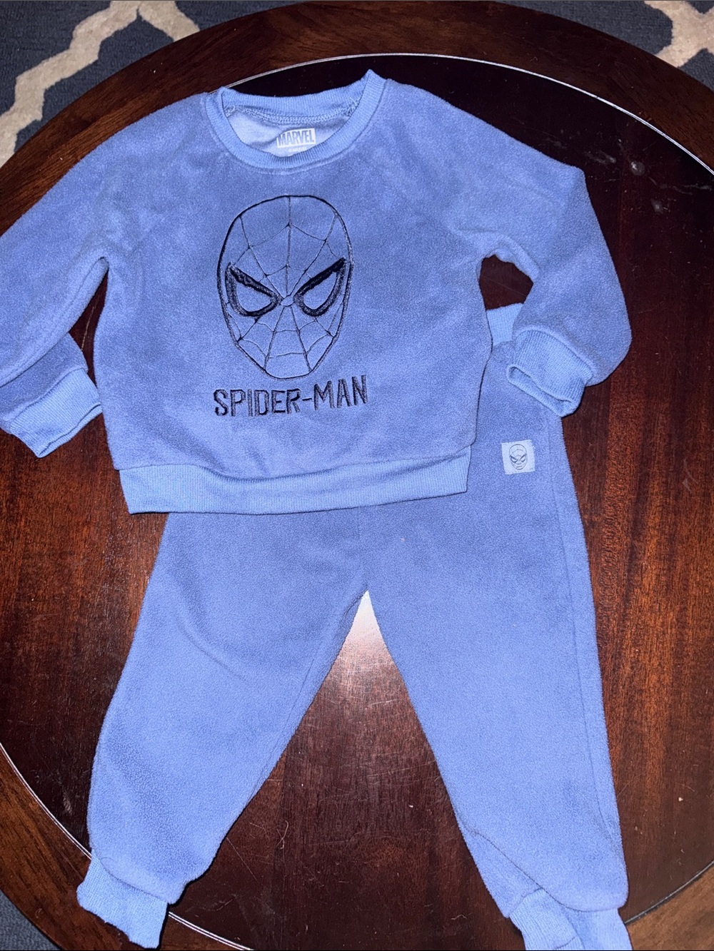 Marvel Spider-Man Cozy Fleece Costume Set in Light Blue
